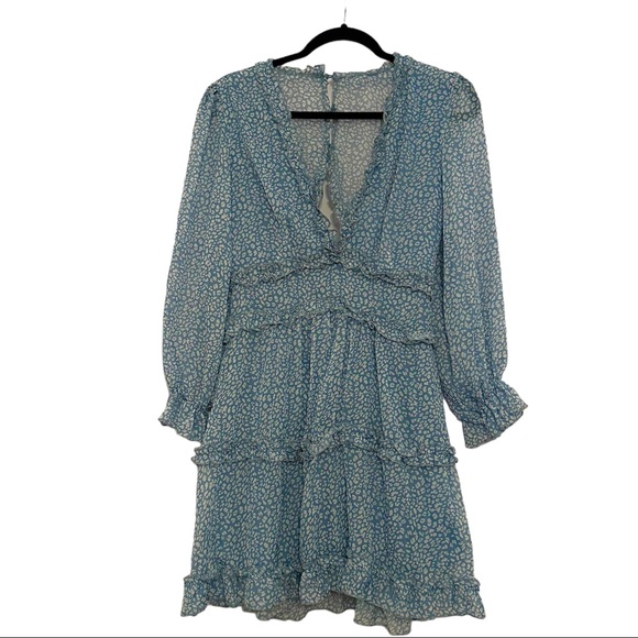 * 𝑺𝑶𝑳𝑫 * BOHO FLORAL OPEN BACK DRESS - Picture 4 of 5